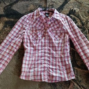 Rue 21 cowgirl country button up top